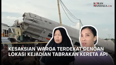 Cerita Kesaksian Tabrakan Kereta