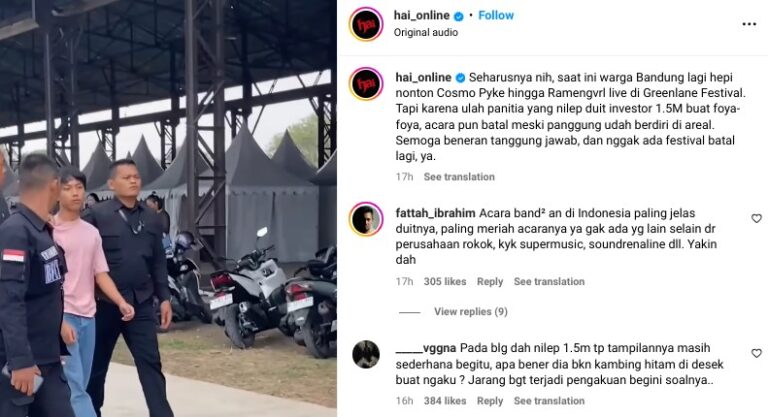 Viral Greenlane Festival 2023 Bandung Gagal Diadakan, Gara-Gara Dana Investor Ratusan Juta Diduga Foya-Foya